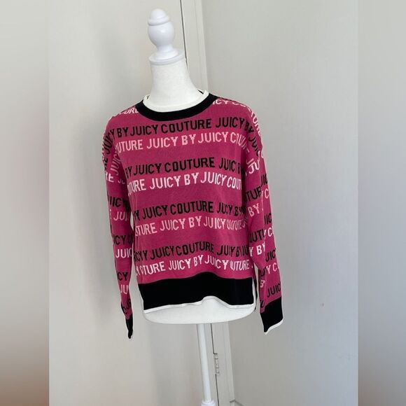 NWT Juicy By Juicy Couture Crew Neck Pullover Sweater - Picture 2 of 6